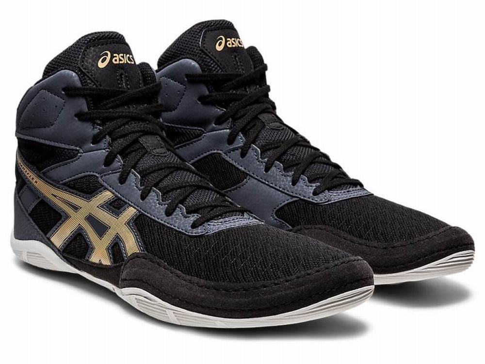 Asics MATFLEX 6 Birkózó Cipő Férfi Fekete Barna | 725016-RIM