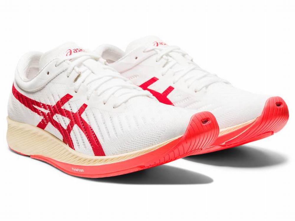 Asics METARACER Futócipő Női Fehér Narancssárga Piros | 615378-SED