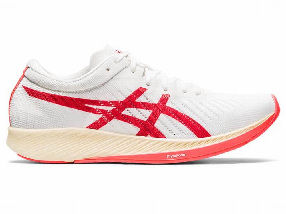 Asics METARACER Futócipő Női Fehér Narancssárga Piros | 615378-SED