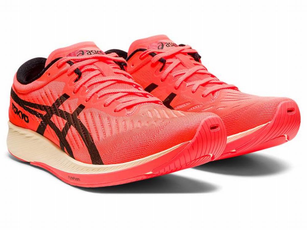 Asics METARACER TOKYO Futócipő Női Narancssárga Fekete Piros | 954273-ORQ