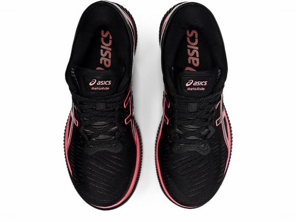 Asics METARIDE Futócipő Női Fekete Korall | 278469-MHV