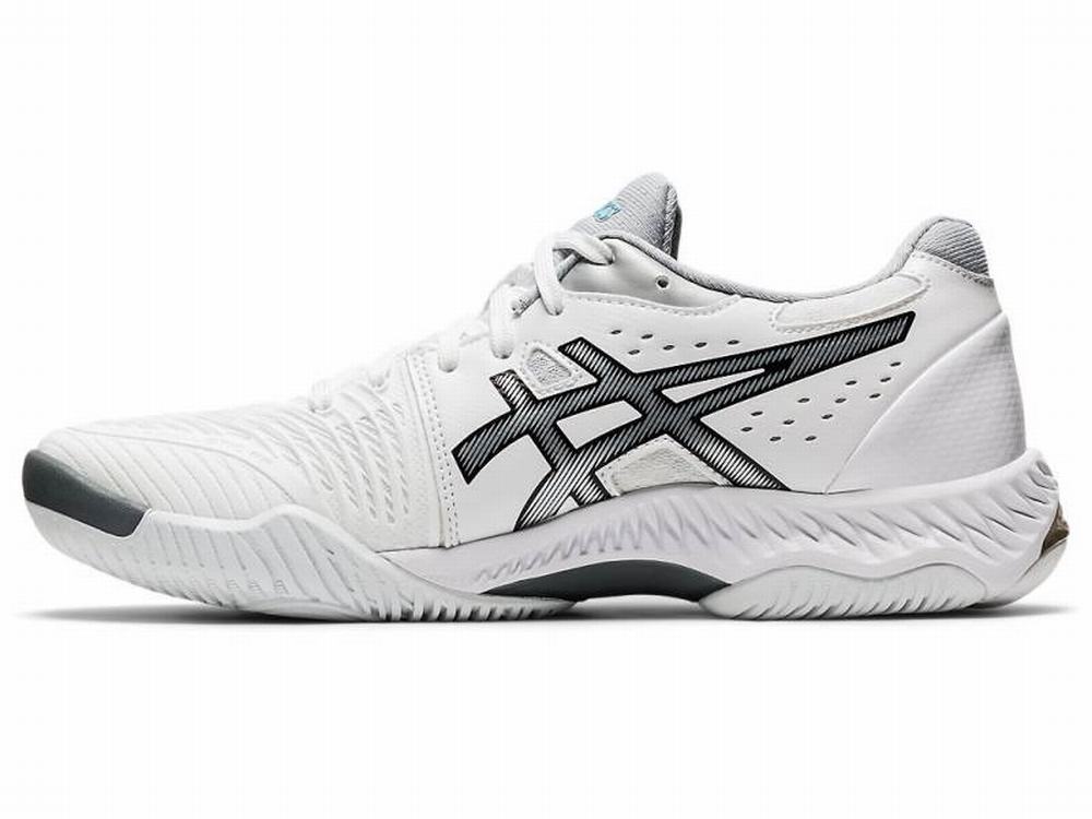 Asics NETBURNER BALLISTIC FF 2 Röplabda Cipő Női Fekete Fehér | 546397-NGK