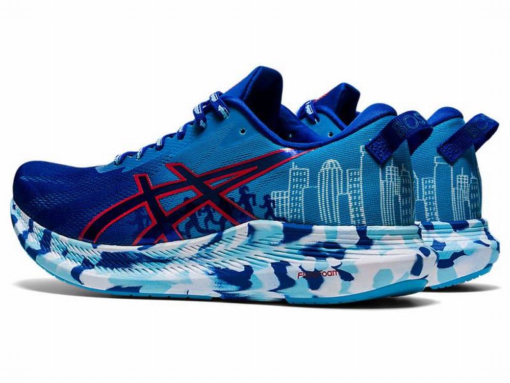 Asics NOOSA TRI 13 BOSTON Futócipő Női Piros Kék | 391786-ZAD