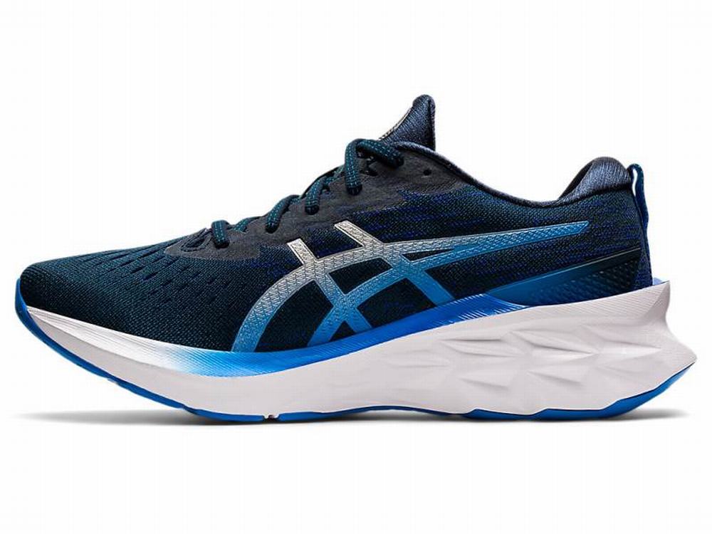 Asics NOVABLAST 2 Futócipő Férfi Kék Titán | 719480-CHO