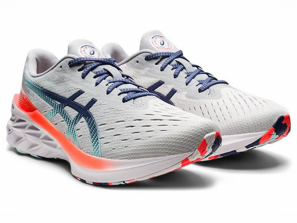 Asics NOVABLAST 2 Futócipő Férfi Szürke Kék | 971583-ECG