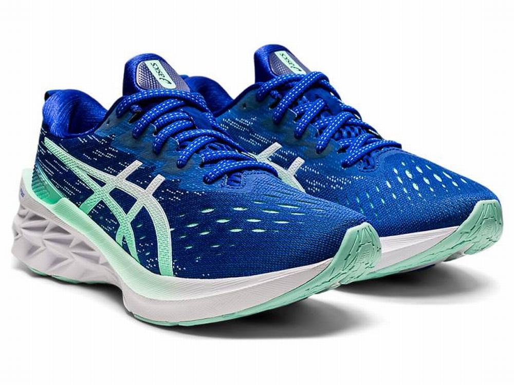 Asics NOVABLAST 2 Futócipő Női Fehér Kék | 715360-HTY