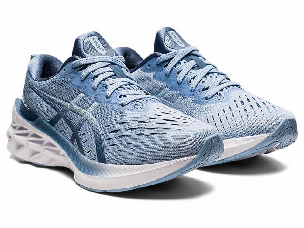 Asics NOVABLAST 2 Futócipő Női Kék Fehér | 094582-DBP