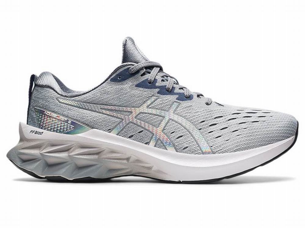 Asics NOVABLAST 2 PLATINUM Futócipő Férfi Fehér Szürke | 458263-TAU