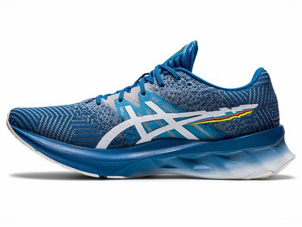 Asics NOVABLAST Futócipő Férfi Fehér Kék | 213740-BVZ