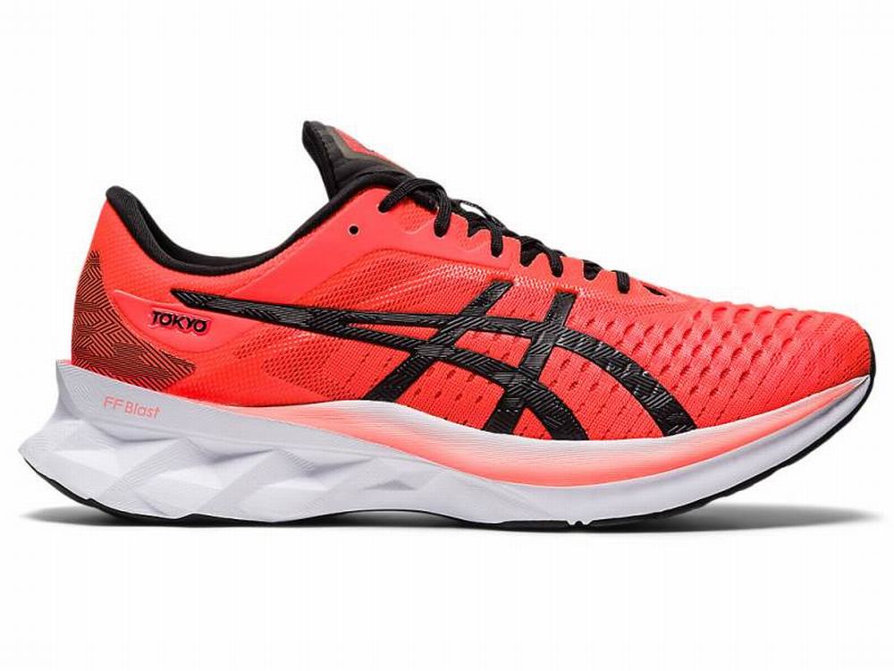 Asics NOVABLAST Futócipő Férfi Narancssárga Fekete Piros | 640239-FEA