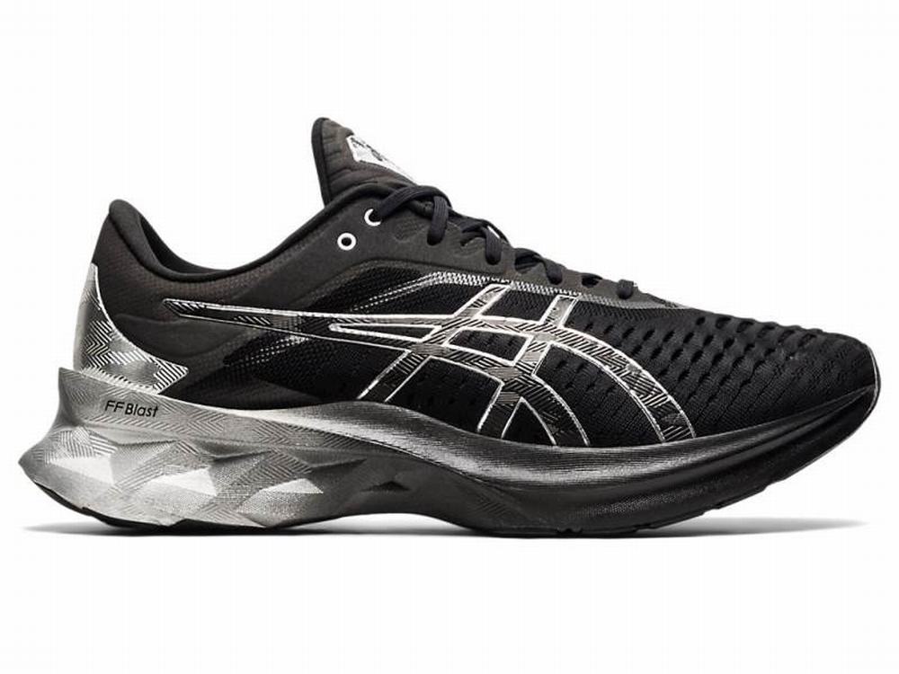 Asics NOVABLAST Platinum Futócipő Női Fekete Titán | 754926-HLW