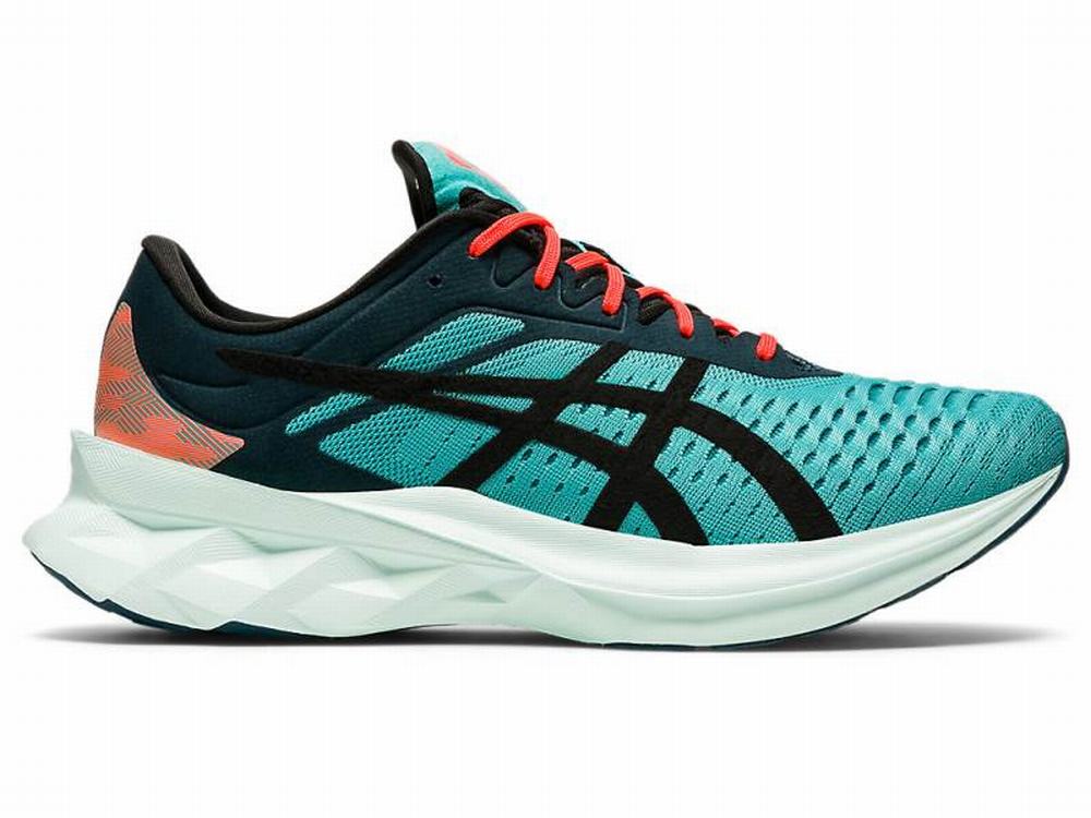 Asics NOVABLAST SPS Utcai Cipő Férfi Fekete Kék | 689235-RYF