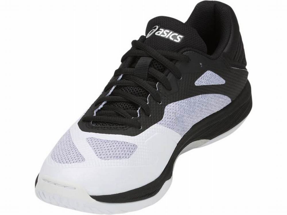 Asics Netburner Ballistic FF Röplabda Cipő Női Fekete Fehér | 634971-LGV