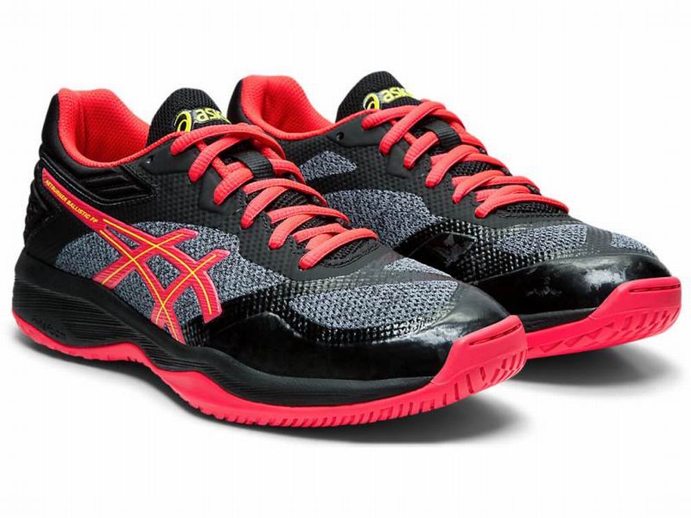 Asics Netburner Ballistic FF Röplabda Cipő Női Fekete Rózsaszín | 810749-GVZ