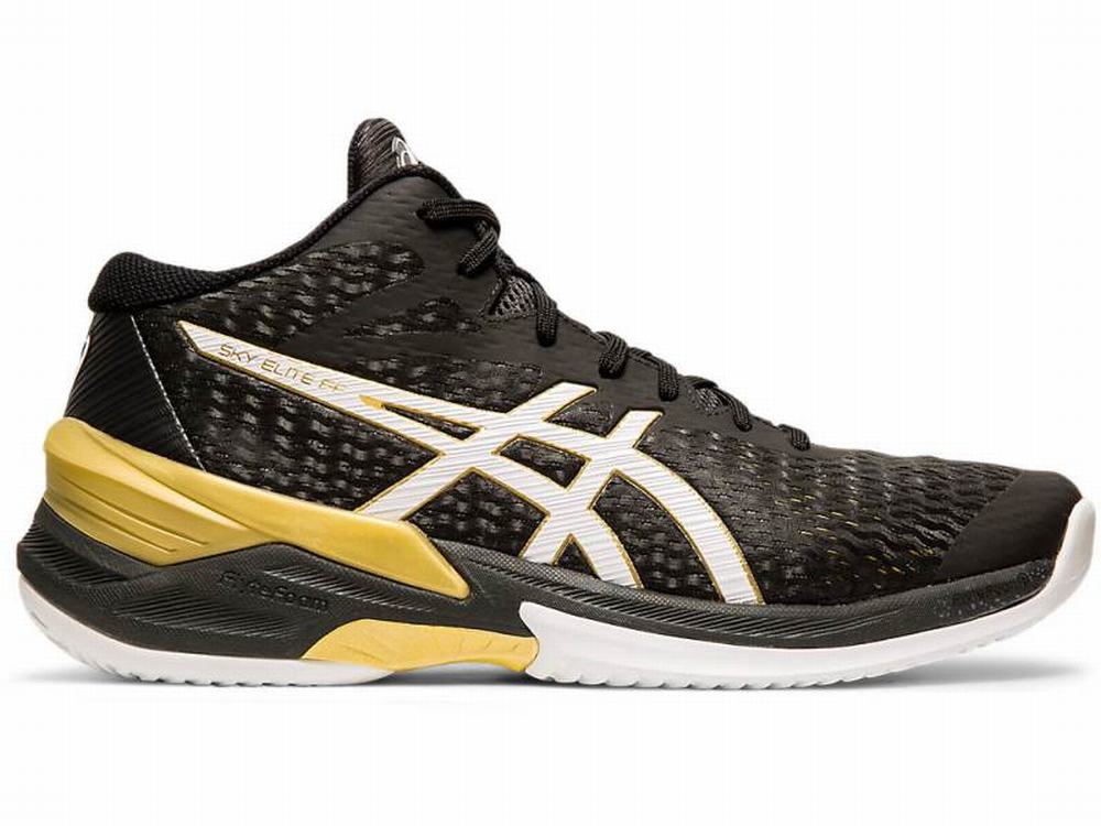 Asics SKY ELITE FF MT Röplabda Cipő Férfi Fekete Fehér | 298735-MPN