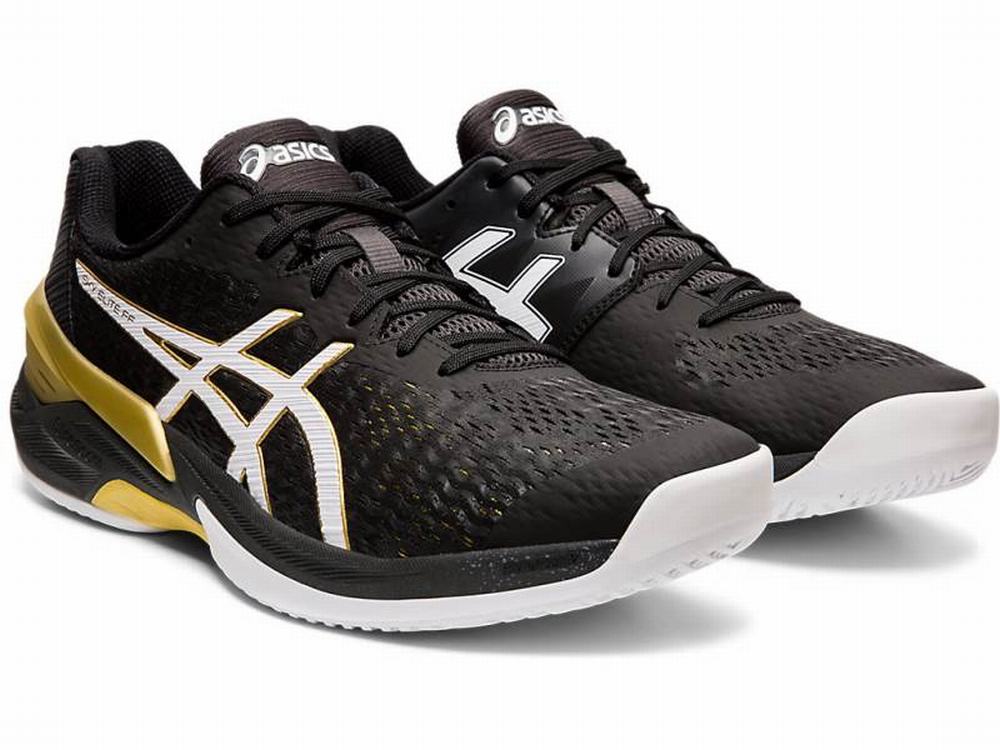 Asics SKY ELITE FF Röplabda Cipő Férfi Fekete Fehér | 178520-LZB