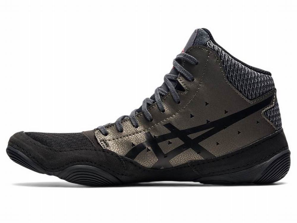 Asics SNAPDOWN 3 Birkózó Cipő Férfi Fekete Barna | 730928-EBF