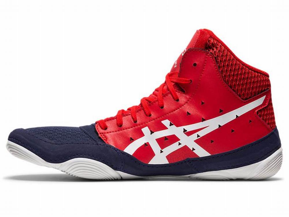 Asics SNAPDOWN 3 Birkózó Cipő Férfi Sötétkék Piros Barna | 594702-BOF