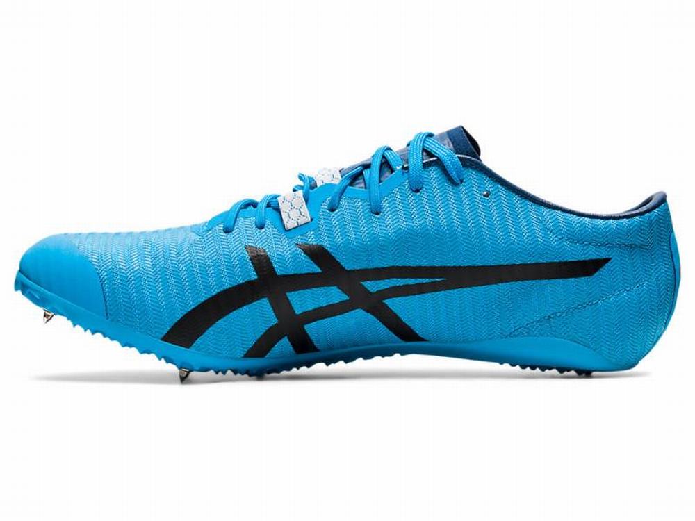 Asics SONICSPRINT ELITE 2 Track Cipő Férfi Fekete Világos Türkiz | 146953-TLI