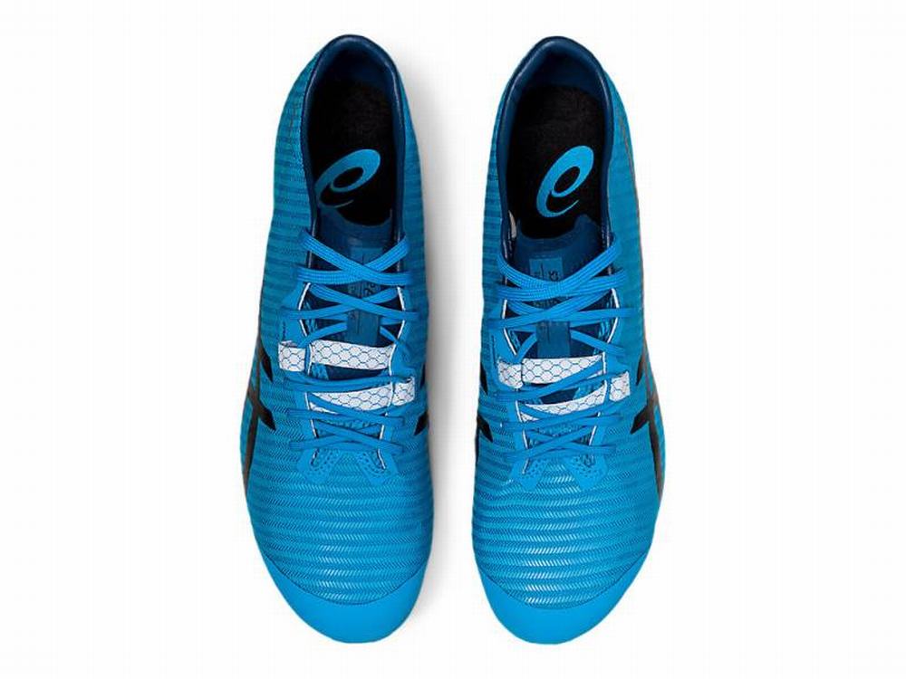 Asics SONICSPRINT ELITE 2 Track Cipő Férfi Fekete Világos Türkiz | 146953-TLI