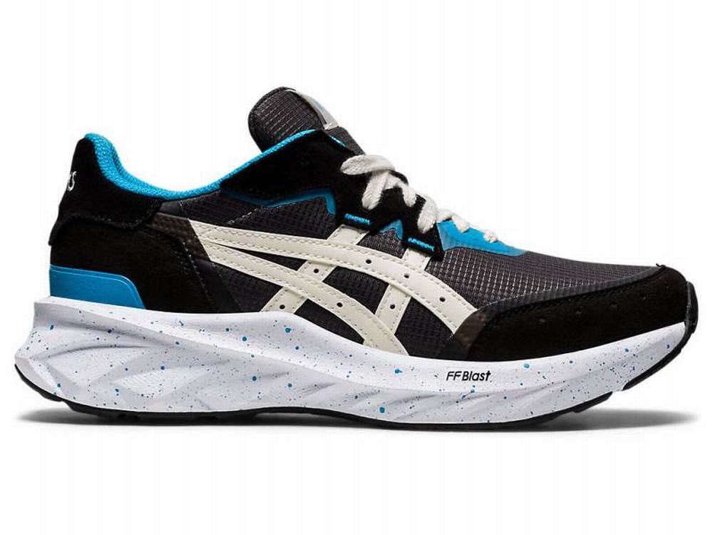 Asics TARTHER BLAST Utcai Cipő Női Fekete Kék | 968174-SXC