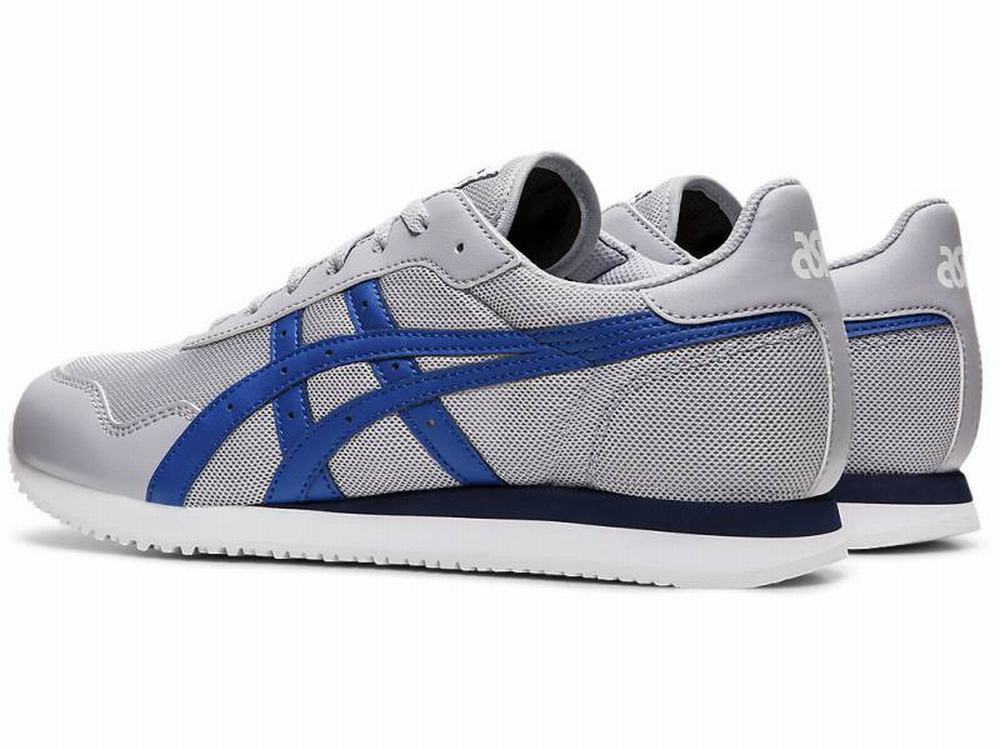 Asics TIGER RUNNER Utcai Cipő Férfi Szürke Kék | 342957-XOD