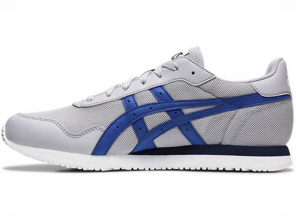 Asics TIGER RUNNER Utcai Cipő Férfi Szürke Kék | 342957-XOD