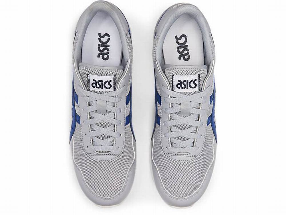 Asics TIGER RUNNER Utcai Cipő Férfi Szürke Kék | 342957-XOD