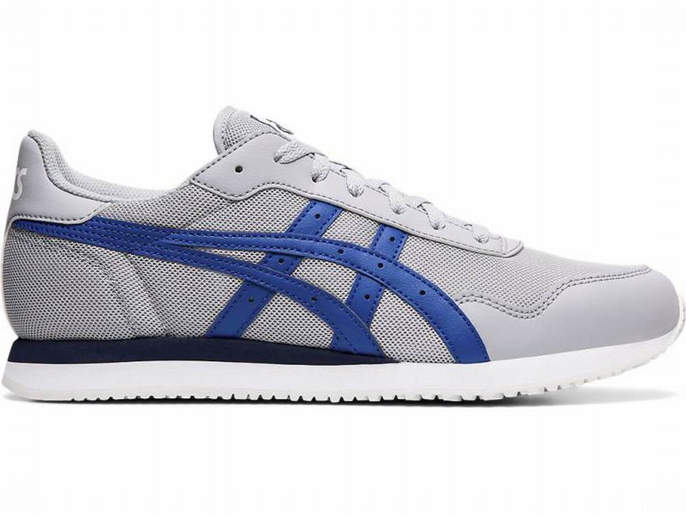 Asics TIGER RUNNER Utcai Cipő Férfi Szürke Kék | 342957-XOD