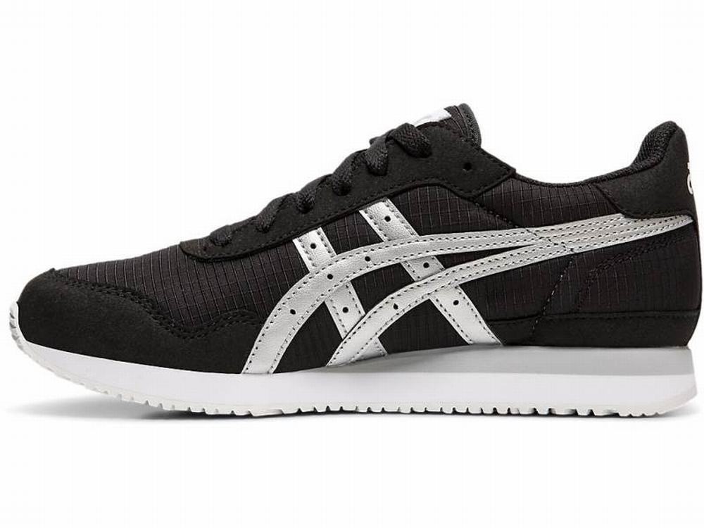 Asics TIGER RUNNER Utcai Cipő Női Fekete Titán | 570829-ZKY